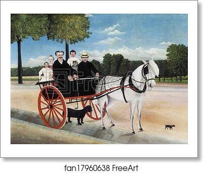 Free art print of Old Juniere's Cart by Henri Rousseau