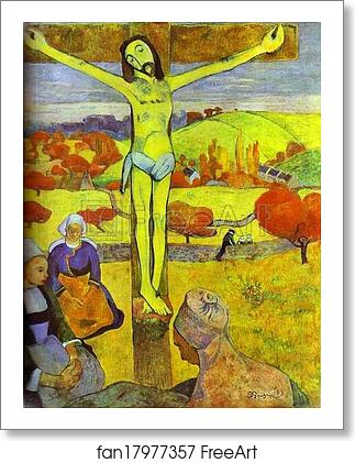 Free art print of The Yellow Christ by Paul Gauguin Free art print of The Yellow Christ by Paul Gauguin
