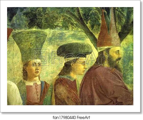 Free art print of Legend of the True Cross: Exaltation of the Cross. Detail by Piero Della Francesca Free art print of Legend of the True Cross: Exaltation of the Cross. Detail by Piero Della Francesca