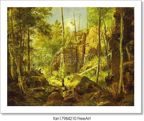Free art print of View of Valaam Island. Kukko by Ivan Shishkin Free art print of View of Valaam Island. Kukko by Ivan Shishkin