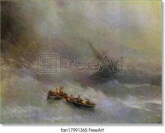 Free art print of The Rainbow by Ivan Aivazovsky