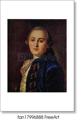 Free art print of Portrait of N. A. Demidov by Fedor Rokotov Free art print of Portrait of N. A. Demidov by Fedor Rokotov