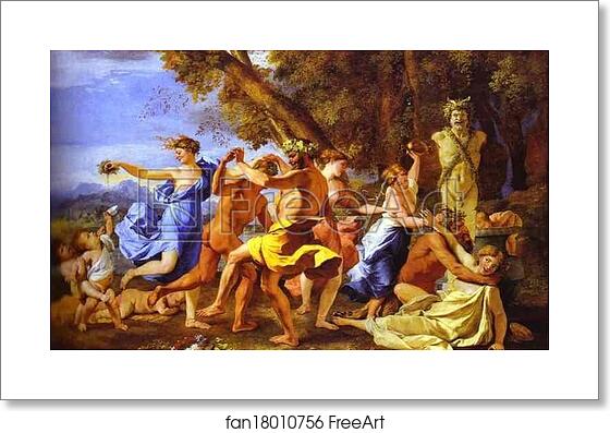 Free art print of Bacchanalia by Nicolas Poussin Free art print of Bacchanalia by Nicolas Poussin