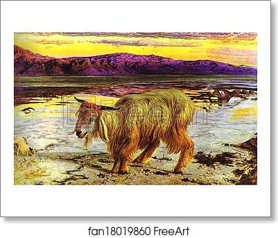 Free art print of The Scapegoat by William Holman Hunt