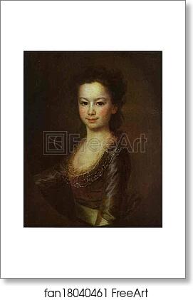 Free art print of Portrait of Countess Maria Vorontsova as a Child by Dmitry Levitzky