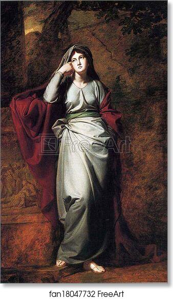 Free art print of Melancholy by George Romney