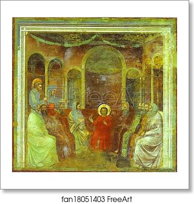 Free art print of Jesus Among the Doctors by Giotto