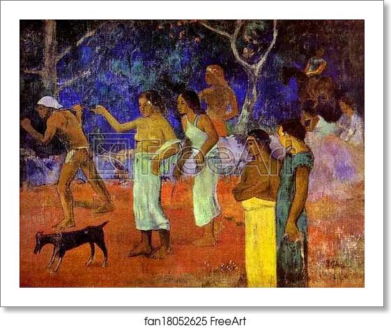 Free art print of Scenes from Tahitian Life by Paul Gauguin Free art print of Scenes from Tahitian Life by Paul Gauguin