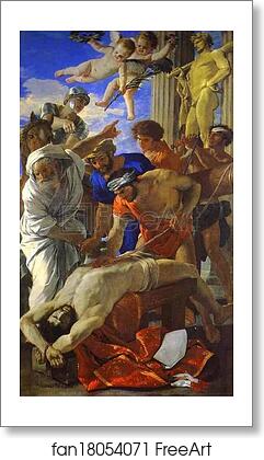 Free art print of The Martyrdom of St. Erasmus by Nicolas Poussin