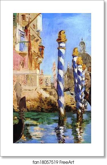 Free art print of The Grand Canal, Venice by Edouard Manet Free art print of The Grand Canal, Venice by Edouard Manet