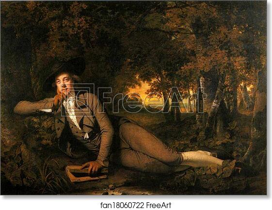 Free art print of Brooke Boothby by Joseph Wright Of Derby