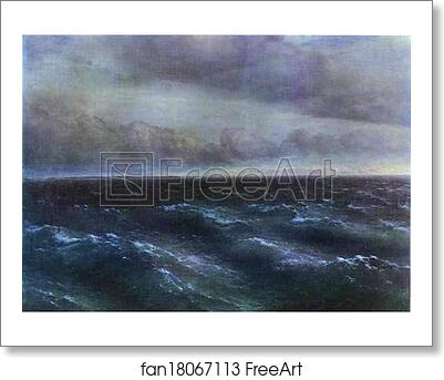 Free art print of The Black Sea by Ivan Aivazovsky