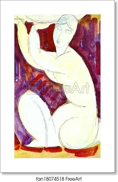 Free art print of Caryatid by Amedeo Modigliani Free art print of Caryatid by Amedeo Modigliani