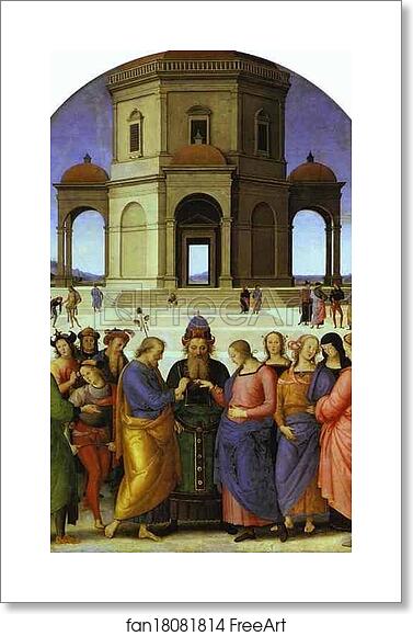 Free art print of Marriage of the Virgin by Pietro Perugino Free art print of Marriage of the Virgin by Pietro Perugino