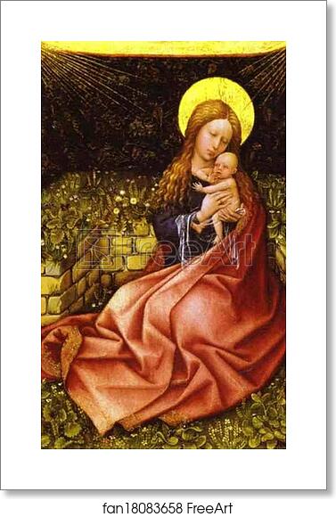Free art print of Madonna by a Grassy Bank by Robert Campin (Master Of Flemalle) Free art print of Madonna by a Grassy Bank by Robert Campin (Master Of Flemalle)