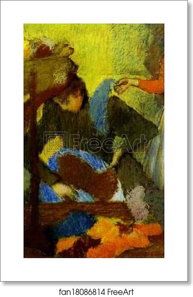 Free art print of At the Milliner's by Edgar Degas Free art print of At the Milliner's by Edgar Degas