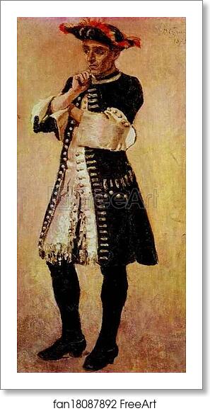 Free art print of A Foreigner by Vasily Surikov Free art print of A Foreigner by Vasily Surikov