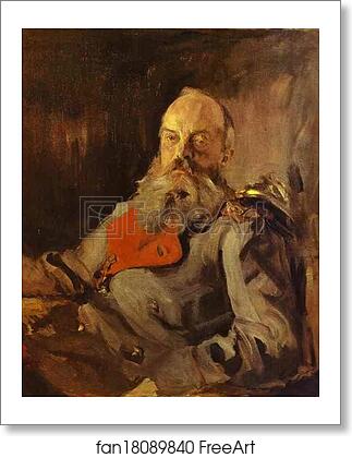 Free art print of Portrait of Grand Duke Mikhail Nikolayevich by Valentin Serov