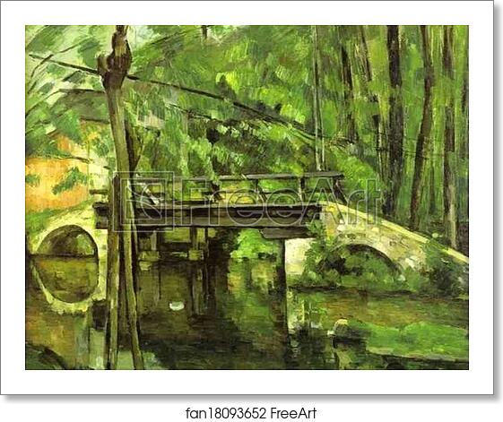 Free art print of The Bridge of Maincy near Melun by Paul Cézanne Free art print of The Bridge of Maincy near Melun by Paul Cézanne