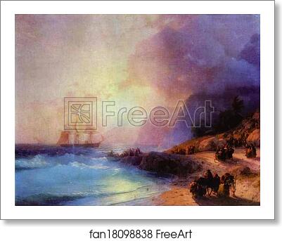 Free art print of On the Island of Crete by Ivan Aivazovsky