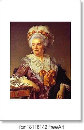 Free art print of Portrait of Madame Pécoul, Mother-in-Law of the Artist by Jacques-Louis David