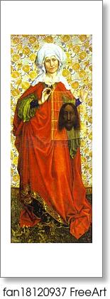 Free art print of St. Veronica by Robert Campin (Master Of Flemalle)