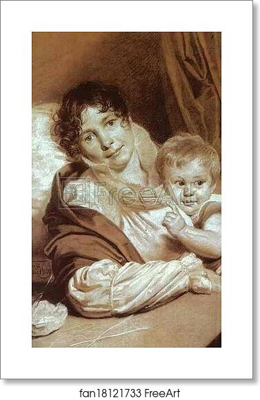 Free art print of Portrait of Mme Preice? by Orest Kiprensky Free art print of Portrait of Mme Preice? by Orest Kiprensky