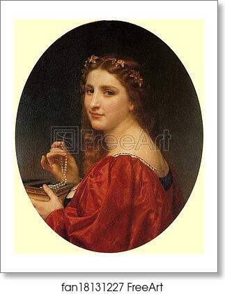 Free art print of Marguerite by William-Adolphe Bouguereau