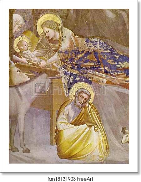 Free art print of The Nativity by Giotto