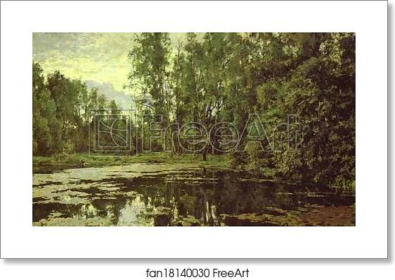 Free art print of The Overgrown Pond. Domotcanovo by Valentin Serov Free art print of The Overgrown Pond. Domotcanovo by Valentin Serov
