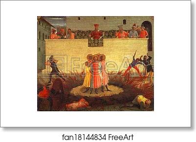 Free art print of San Marco Altarpiece: Cosmas and Damian Are to Be Burnt Alive by Fra Angelico Free art print of San Marco Altarpiece: Cosmas and Damian Are to Be Burnt Alive by Fra Angelico