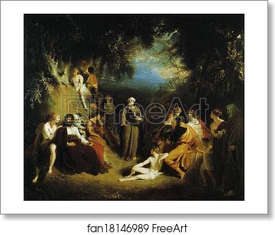 Free art print of Homer Reciting His Poems by Sir Thomas Lawrence