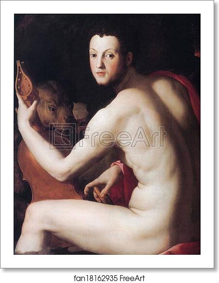 Free art print of Portrait of Cosimo I as Orpheus by Agnolo Bronzino Free art print of Portrait of Cosimo I as Orpheus by Agnolo Bronzino