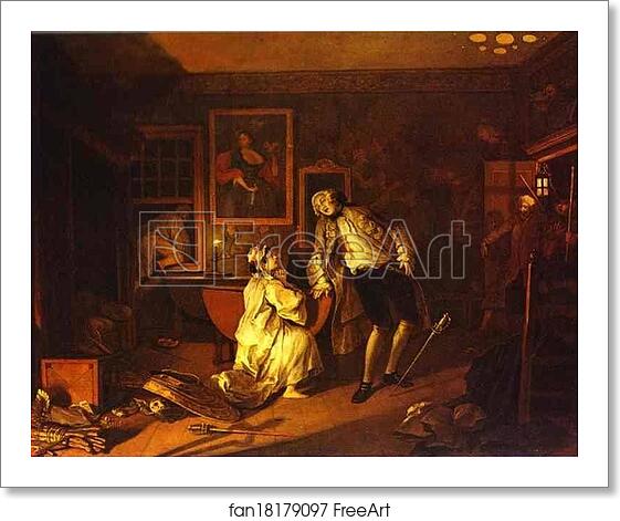 Free art print of The Death of the Earl by William Hogarth Free art print of The Death of the Earl by William Hogarth