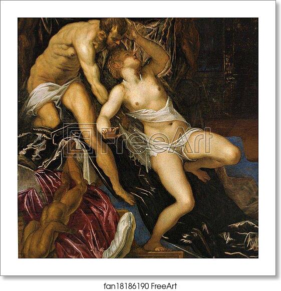 Free art print of Tarquin and Lucrecia by Jacopo Robusti, Called Tintoretto Free art print of Tarquin and Lucrecia by Jacopo Robusti, Called Tintoretto