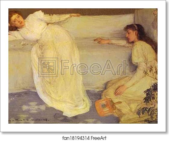 Free art print of Symphony in White, No. 3 by James Abbott Mcneill Whistler Free art print of Symphony in White, No. 3 by James Abbott Mcneill Whistler