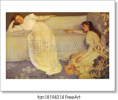 Free art print of Symphony in White, No. 3 by James Abbott Mcneill Whistler