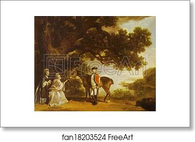 Free art print of Colonel Pocklington with His Sisters by George Stubbs