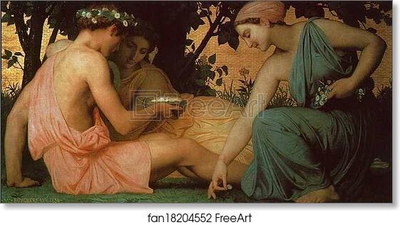 Free art print of Spring by William-Adolphe Bouguereau