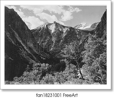 Free art print of Paradise Valley, Kings River Canyon (Proposed as a national park), California, 1936. Photographs of National Parks and Monuments, compiled 1941 - 1942, documenting the period ca. 1933 - 1942. by Ansel Adams (1902-1984) Free art print of Paradise Valley, Kings River Canyon (Proposed as a national park), California, 1936. Photographs of National Parks and Monuments, compiled 1941 - 1942, documenting the period ca. 1933 - 1942. by Ansel Adams (1902-1984)