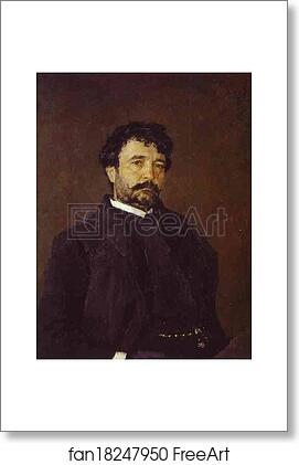 Free art print of Portrait of the Italian Singer Angelo Masini by Valentin Serov
