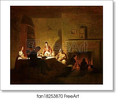 Free art print of Family Life on the Frontier by George Caleb Bingham