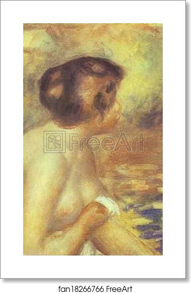 Free art print of The Bather by Pierre-Auguste Renoir Free art print of The Bather by Pierre-Auguste Renoir