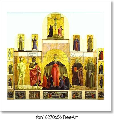 Free art print of Polyptych of the Misericordia by Piero Della Francesca