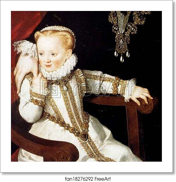 Free art print of Dona Maria Manrique de Lara y Pernstein and One of Her Daughters. Detail by Sofonisba Anguissola Free art print of Dona Maria Manrique de Lara y Pernstein and One of Her Daughters. Detail by Sofonisba Anguissola