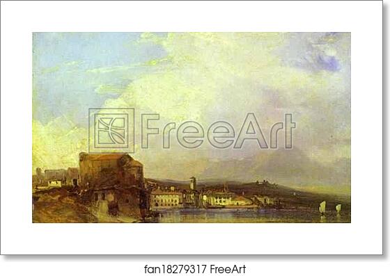 Free art print of Lake Lugano by Richard Parkes Bonington Free art print of Lake Lugano by Richard Parkes Bonington
