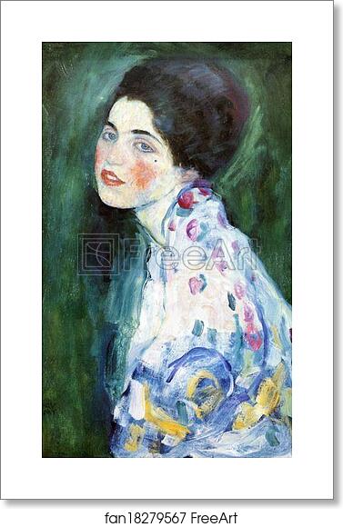 Free art print of Portrait of a Lady by Gustav Klimt Free art print of Portrait of a Lady by Gustav Klimt
