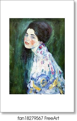Free art print of Portrait of a Lady by Gustav Klimt