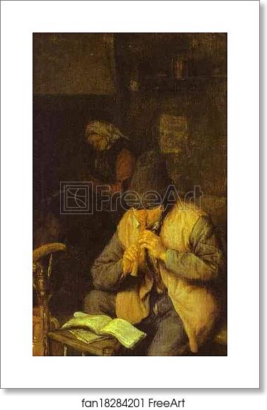 Free art print of A Flute Player by Adriaen Van Ostade Free art print of A Flute Player by Adriaen Van Ostade
