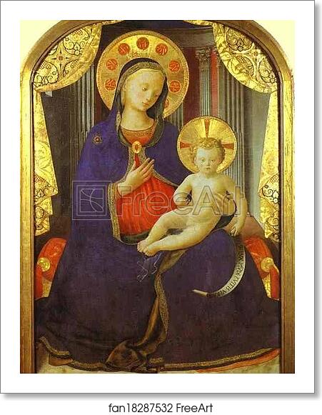 Free art print of Madonna and Child by Fra Angelico Free art print of Madonna and Child by Fra Angelico